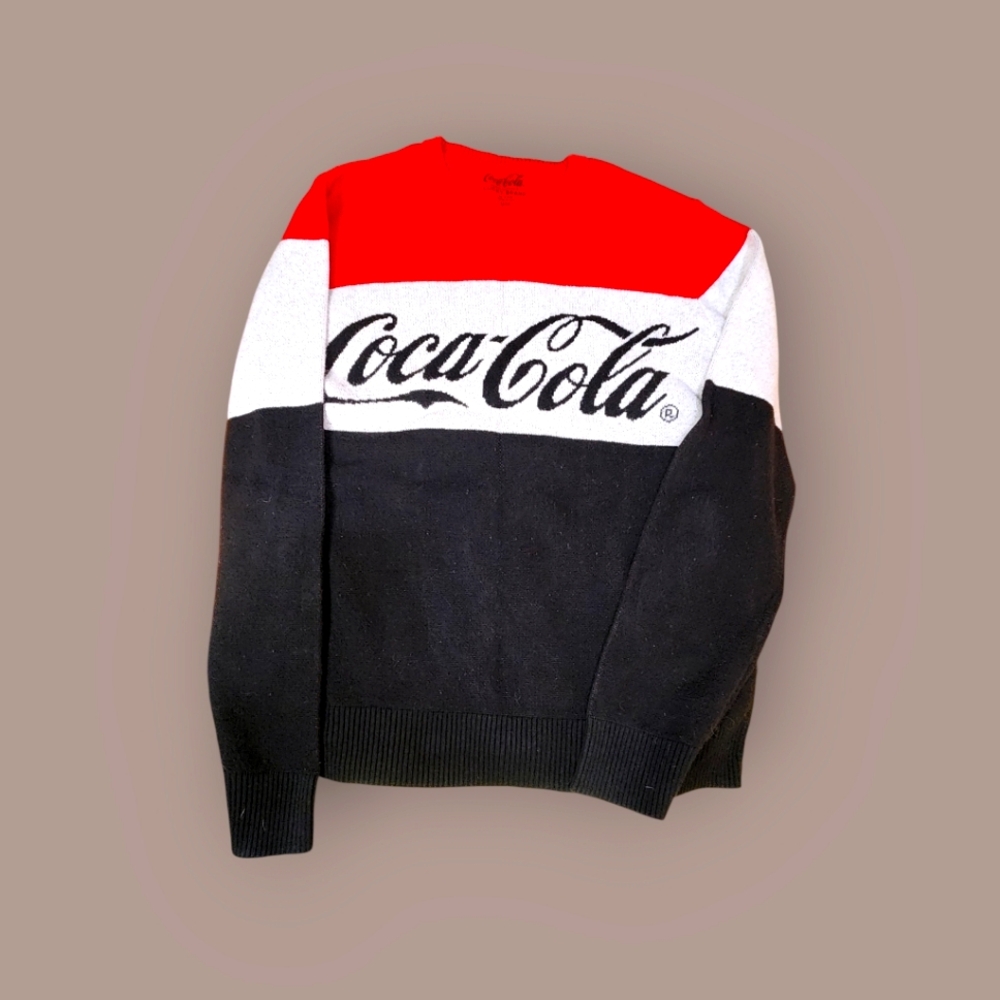 Vintage Lucky Brand Coca Cola Sweater Sz M